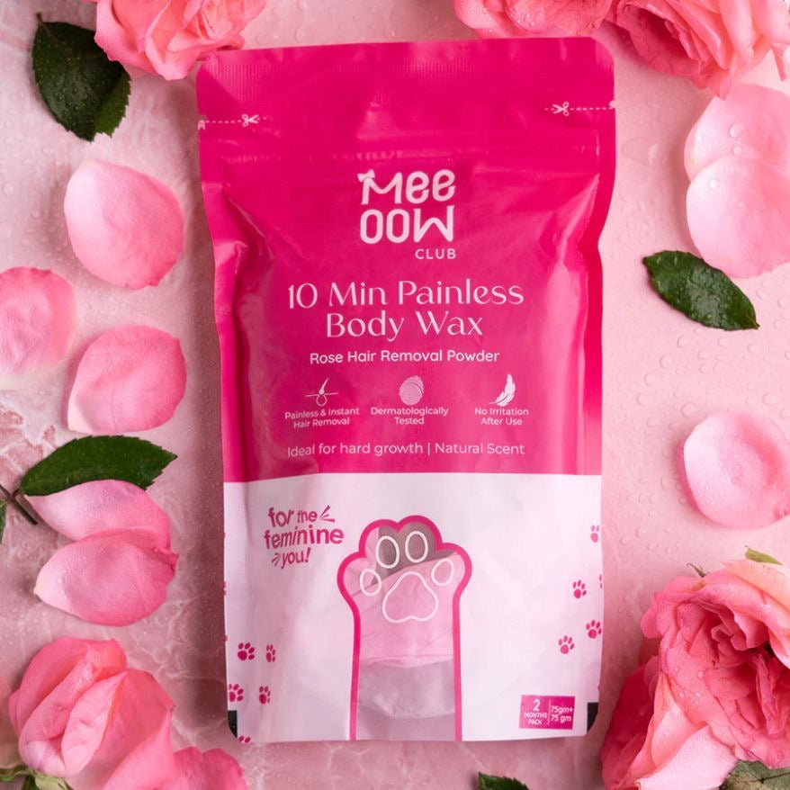 MEOW BODY HAIR REMOVAL WAX POWDER